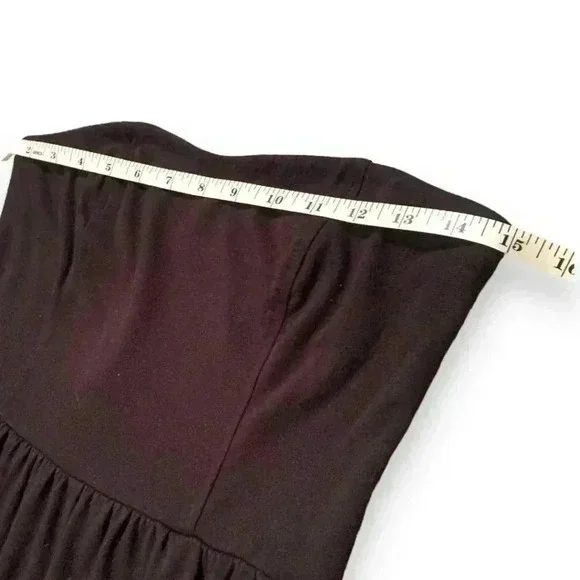 Women's Juniors' Xhilaration Black Strapless High-low Dress - Picture 10 of 11